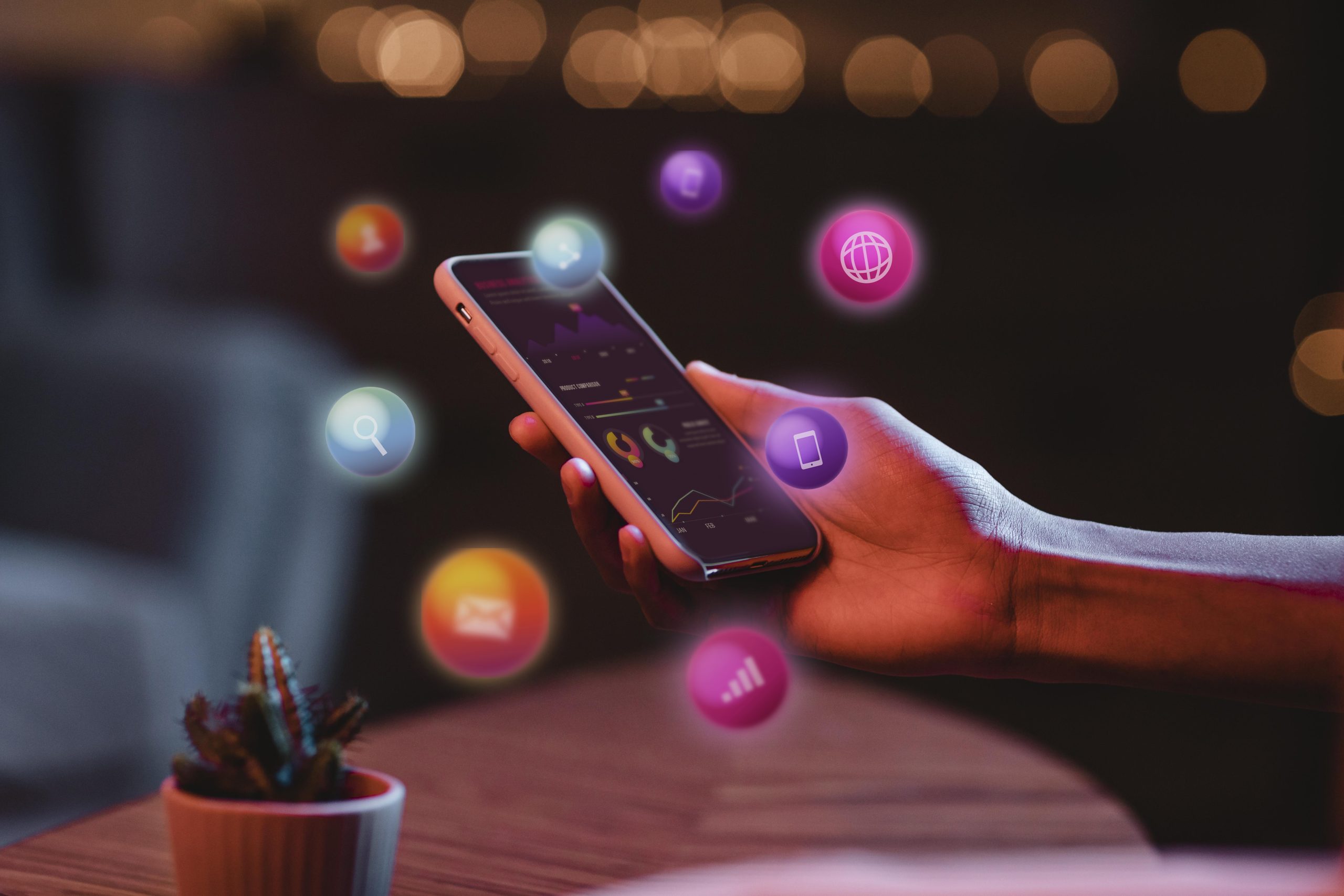social media marketing concept marketing with applications